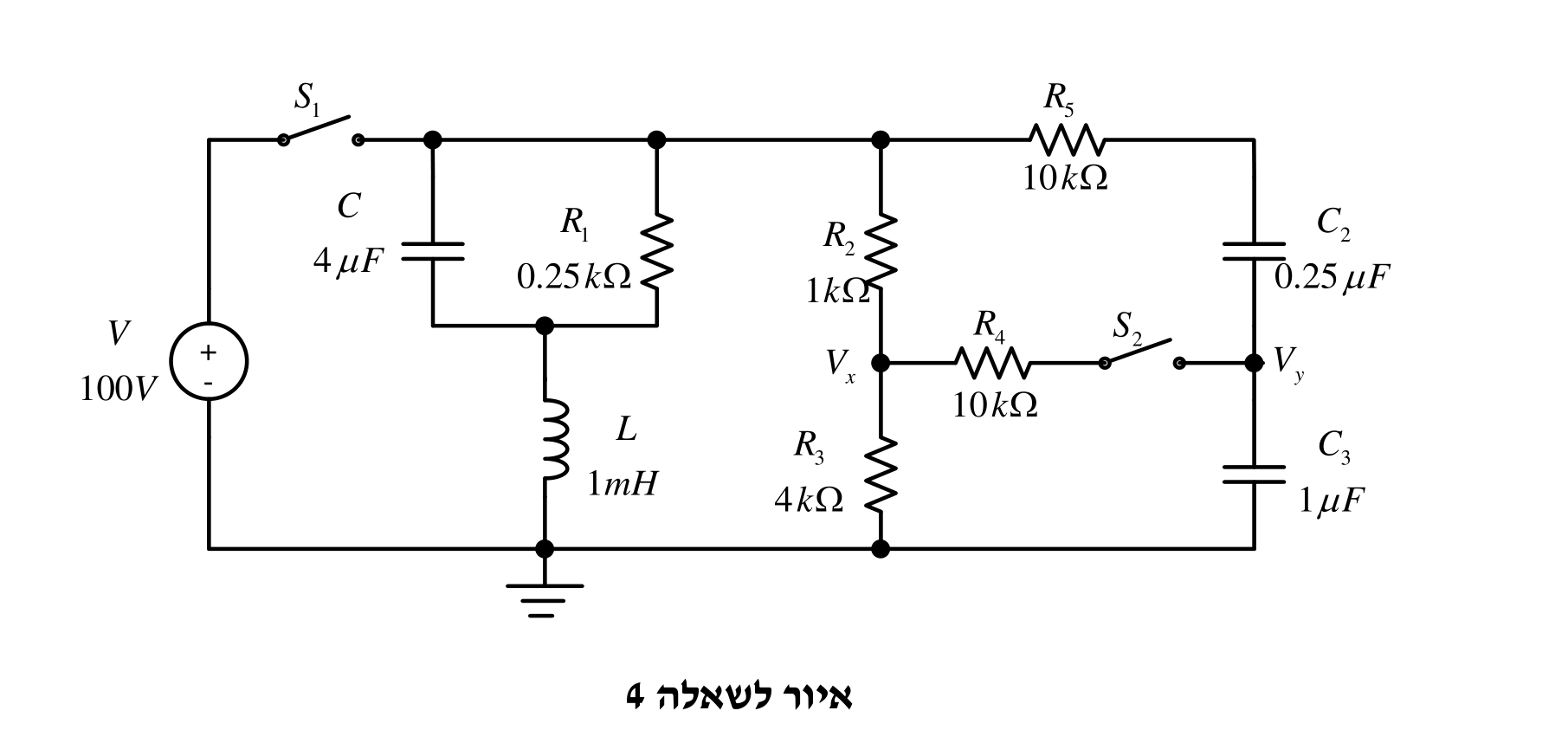 איור לשאלה 4