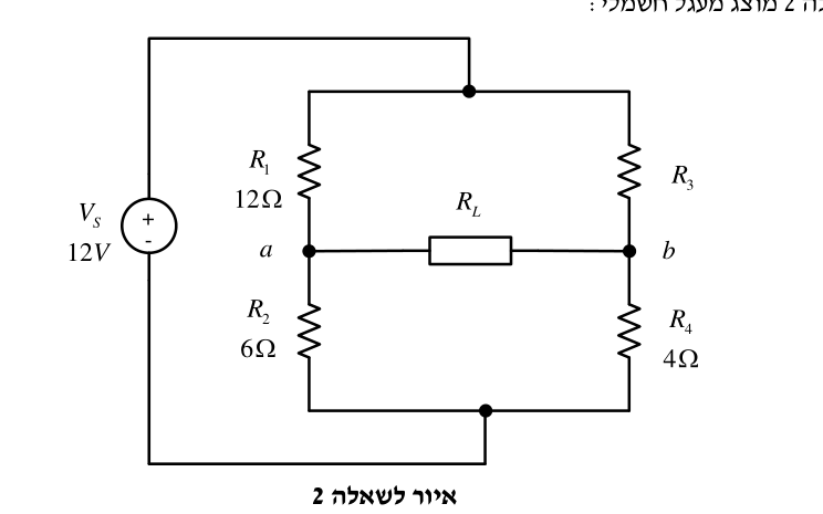 איור לשאלה 2