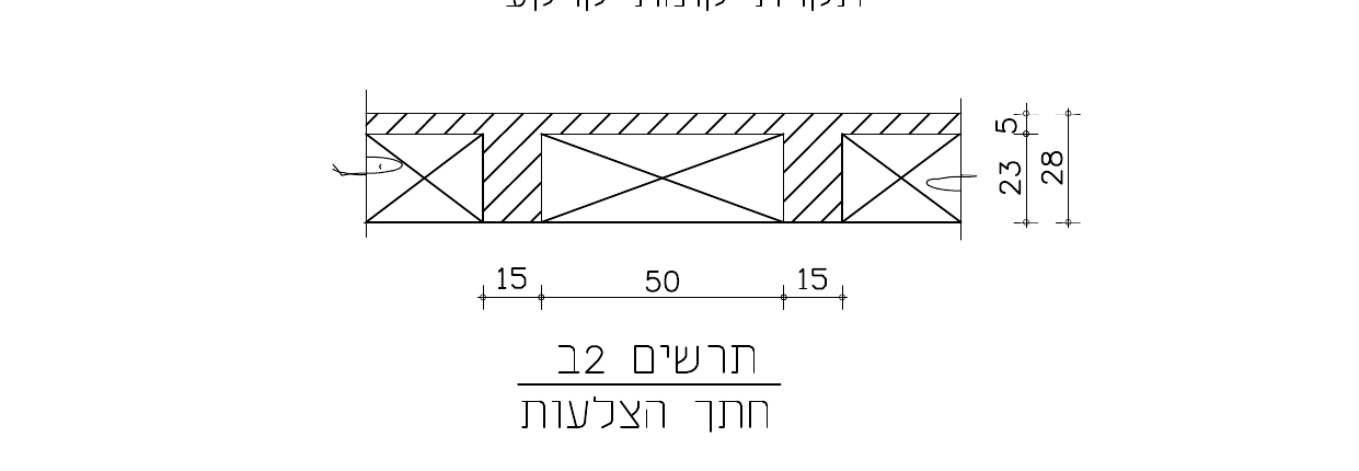 תרשים 2ב – חתך הצלעות
