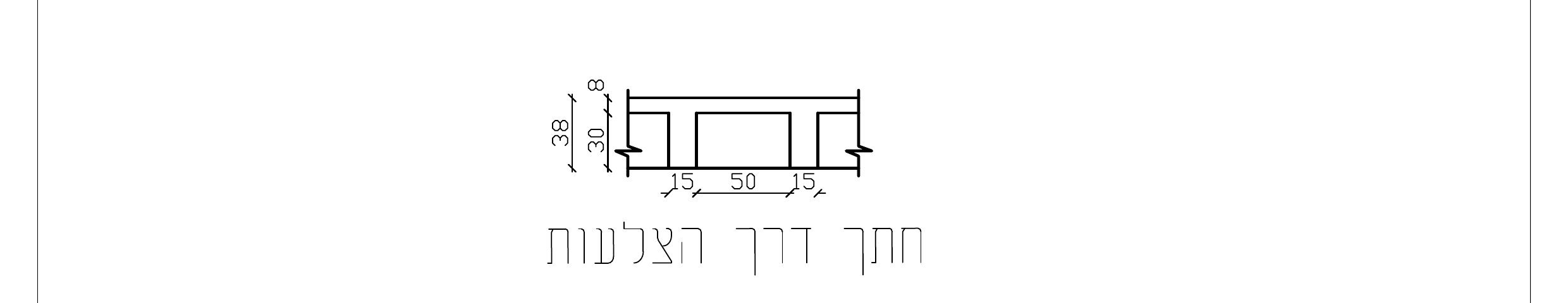תרשים 3 — חתך דרך הצלעות